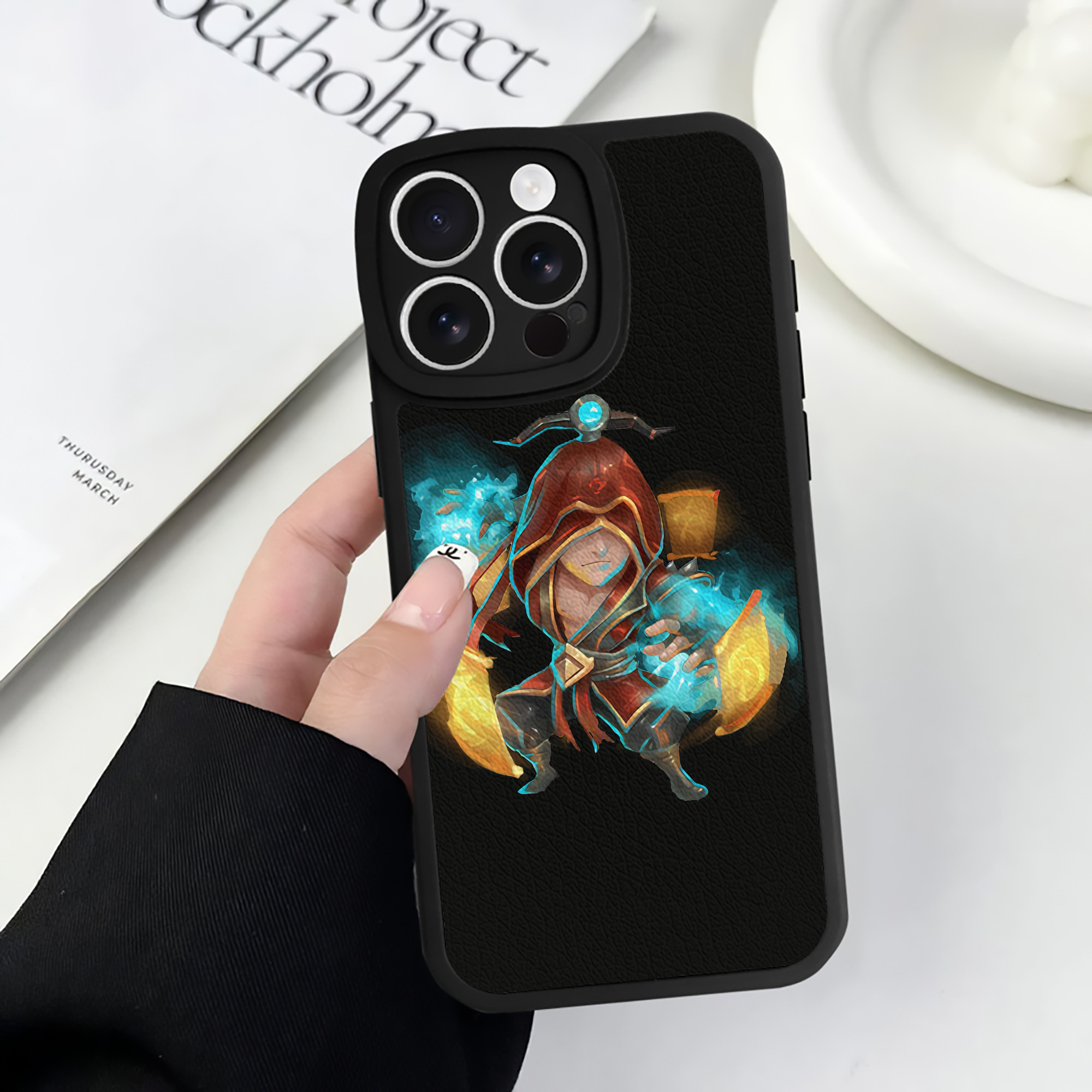 リーグ・オブ・レジェンド League of Legends LOL 【iPhone 16シリーズ対応】シリコンスマホケース（レザー調） 材質：シリコン